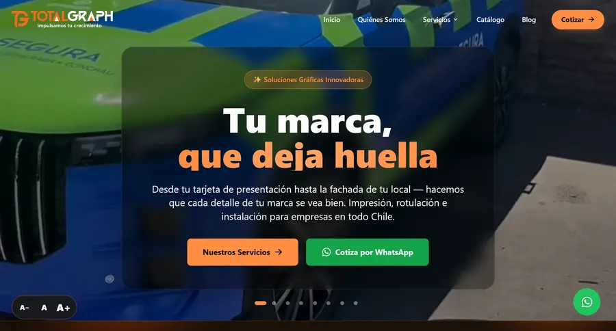 Caso de éxito TotalGraph - Publicidad Visual